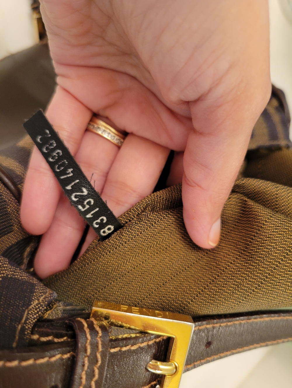 Fendi Zucca Handbag - Picture 15 of 16